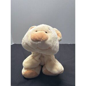 Goffa My First Friend Teddy Bear Rattle Plush Stuffed Animal Lovey Soft Cream